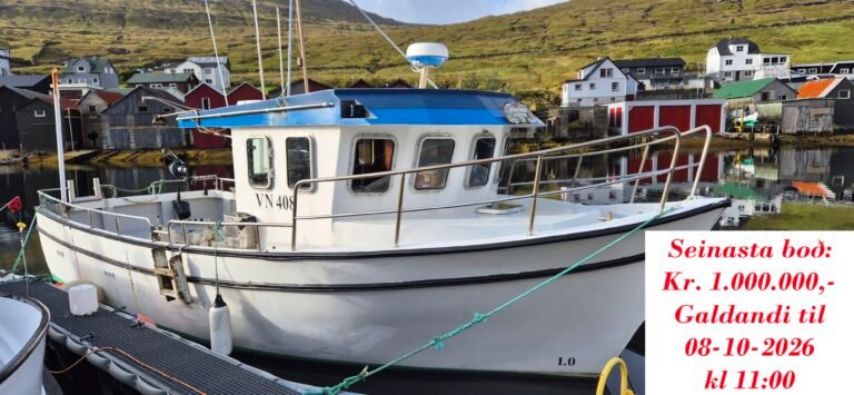 Stigfjord 33 fót við 500 HK